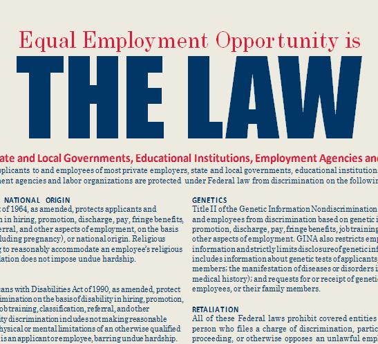 Equal Employment Opportunity Act